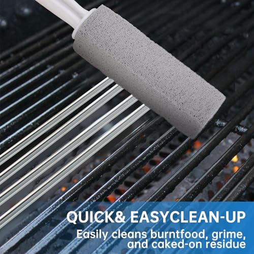 Pumice Stone Cleaning Set for Stove Grates - 2 Pack
