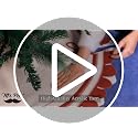 Mr. Pen Christmas Tree Skirt 48 Inch Burlap Holiday Decor
