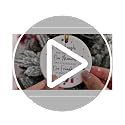 Friend Christmas Ornament L25 – Double Sided Ceramic Friendship Keepsake