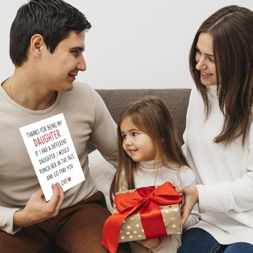 Funny Birthday Card for Daughter - Hilarious Gift from Parents
