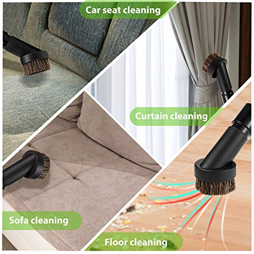 Honoson 2 Pack Vacuum Dust Brush Attachments for Tight Spaces, 1.25 Inch