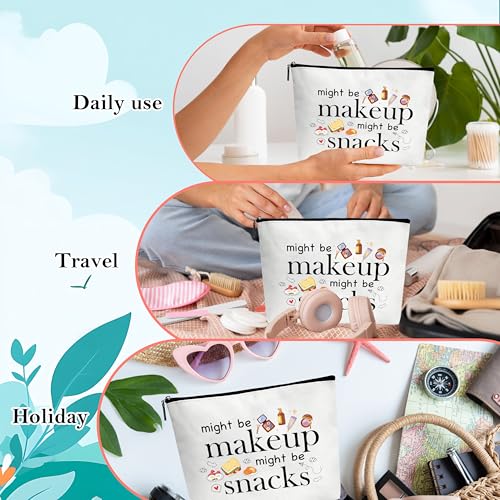 Beshoul Funny Friendship Makeup Bag - Bestie Cosmetic Pouch for Travel
