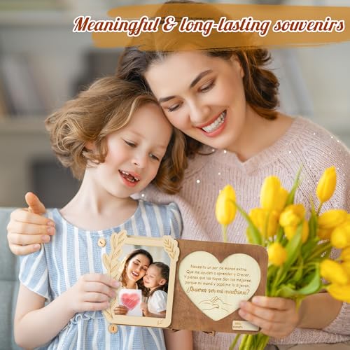 Godmother Proposal Gift Set | Wooden Picture Frame & Puzzle