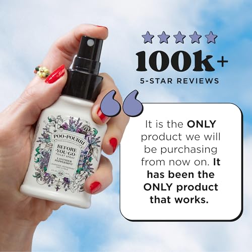Poo-Pourri Before-You-Go Toilet Spray, Lavender Peppermint, 2 Fl Oz