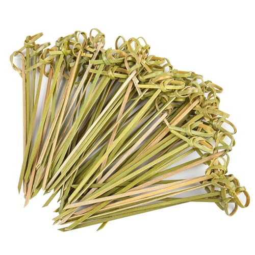 300PCS Bamboo Cocktail Picks - 4.7 Inch Appetizer Skewers