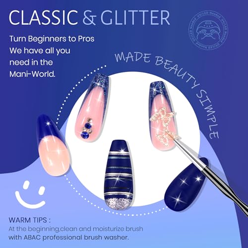 ABAC 2 Color Solid Gel Polish Palette for Ombre and Gradient Nail Art