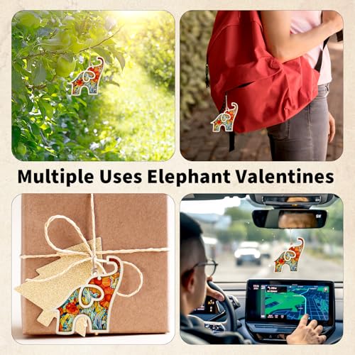 Friendship Elephant Ornament with Story Card - Meaningful Gift for Sisters