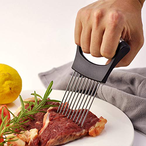 Hovico Stainless Steel Onion Holder & Vegetable Cutter Tool