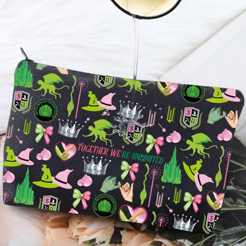 G2TUP Musical Theater Makeup Bag Waterproof Canvas Travel Pouch