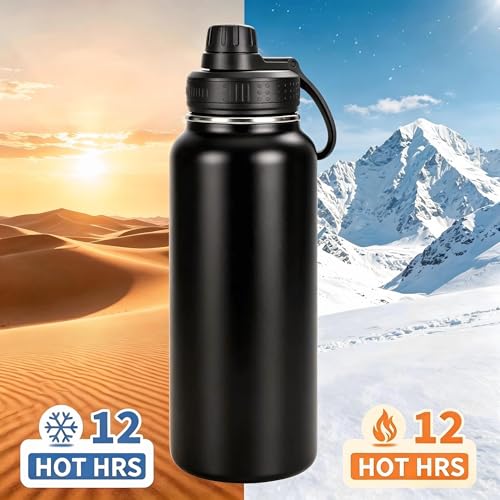 27 oz Insulated Stainless Steel Water Bottle with Handle