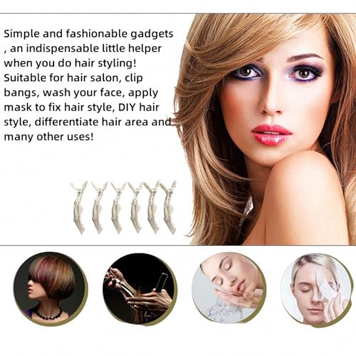 Professional Alligator Hair Clips 10 Pack Salon Styling Sectioning