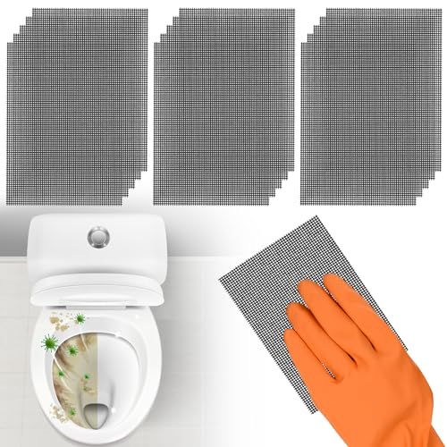 Yncotte Toilet Cleaning Mesh Pads - 15 Pack Hard Water Stain Remover