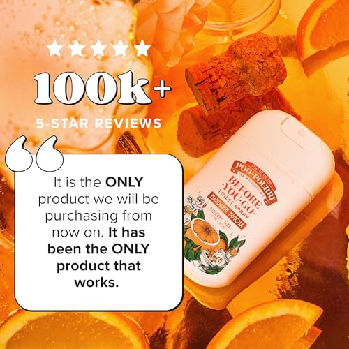 Poo-Pourri Before-You-Go Toilet Spray, Mandarin Mimosa, 1 Fl Oz Travel Size