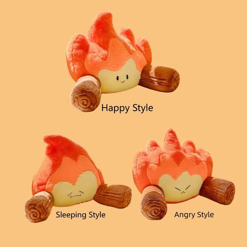 Gujuja Reading Pillow for Sitting in Bed Funny Campfire Back Pillows Cartoon Bonfire Backrest on Chair, Couch, Bed, Sofa and Car
