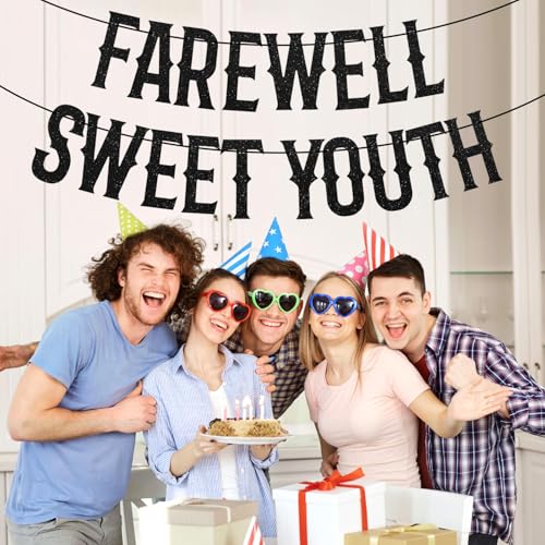 Funeral Farewell Sweet Youth Banner for Birthday Party Decorations