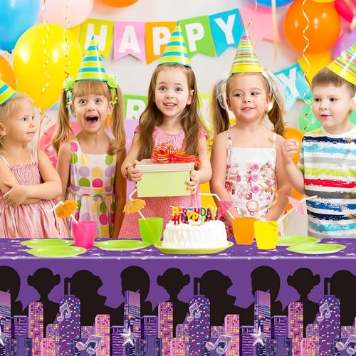 Korean Pop Music Table Cloths - 3 Pack for Parties & Events