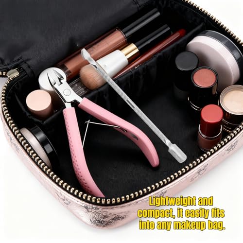TIKIYOUN Stainless Steel Cuticle Nipper and Dual-Head Pusher Set