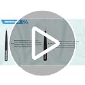 BROWBLOOM 4-Piece Stainless Steel Professional Eyebrow Tweezers Set with Pouch