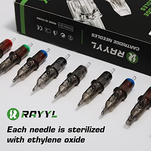 Rayyl 1211RL Round Liner Tattoo Cartridge Needles 0.35mm 20Pcs