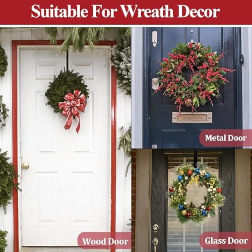 Adjustable Wreath Hanger for Front Door, 15-25 Inch, 20 lb Capacity