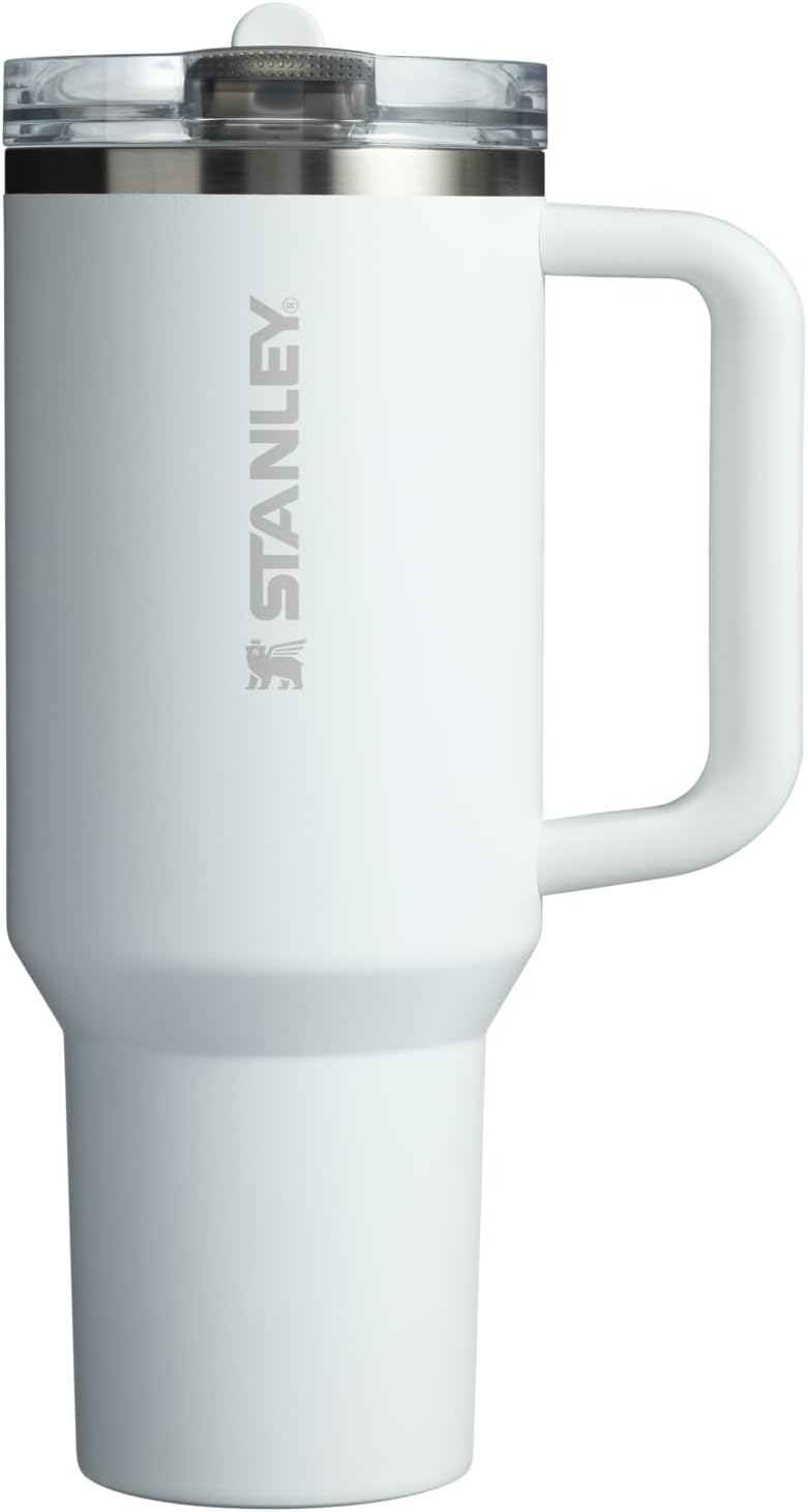 STANLEY Quencher ProTour 40 oz Tumbler - Leakproof Lid, Built-In Straw & Handle | Insulated Stainless Steel | BPA-Free | Frost