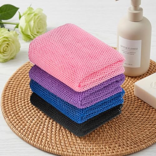 Medapis African Exfoliating Net Sponge - Long Body Scrubber Washcloth