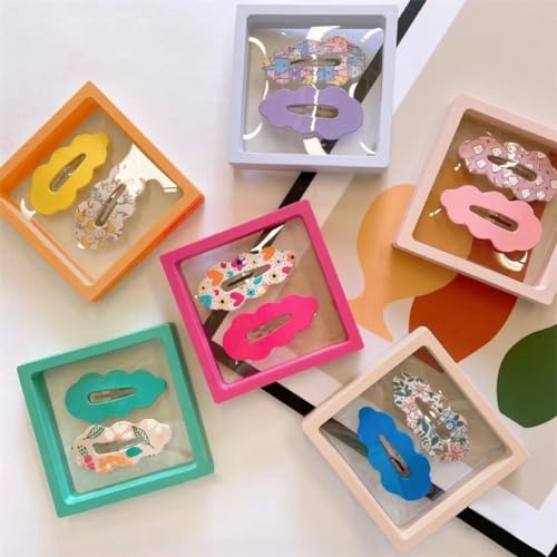 3.54" Multicolour 3D Floating Frame Jewelry Box - Stackable Organizer