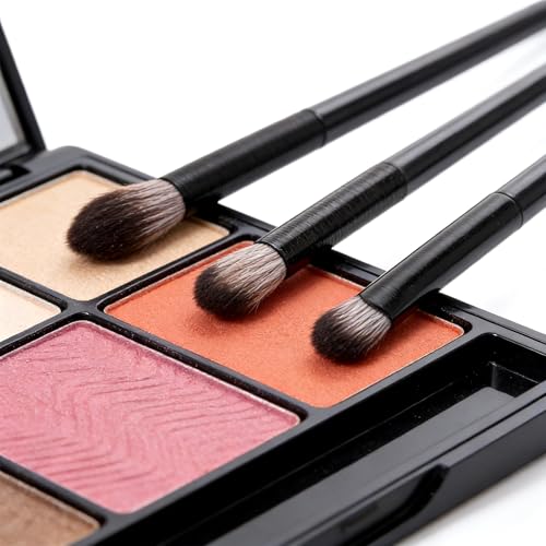 Eyeshadow Brush Set 10Pcs Synthetic Fiber Makeup Brushes