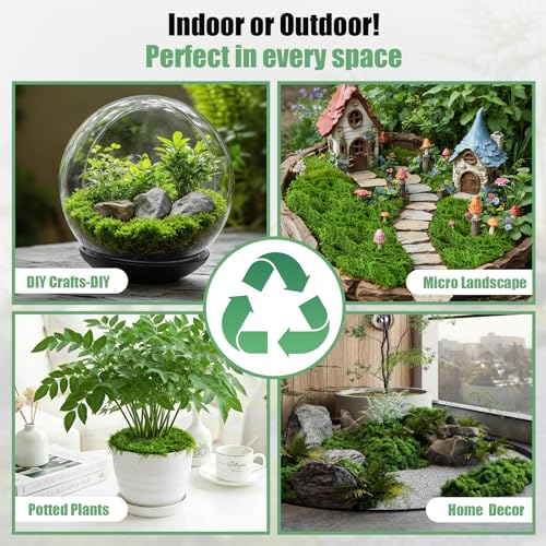 5.3oz Artificial Green Moss for DIY Crafts & Home Decor