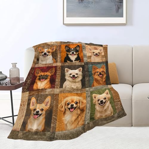 Super Soft Flannel Chihuahua Throw Blanket - Cozy & Warm 50"x40"