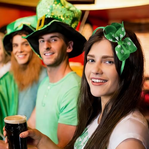 St Patrick's Day Clover Headband Shamrock Irish Hair Accessory