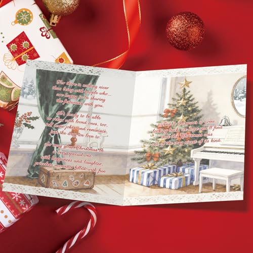 Funny Christmas Card for Brother & Sister-in-Law - 8x5.3 in