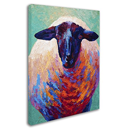 Trademark Fine Art Suffolk Ewe 4 by Marion Rose, 14x19-Inch-Inch