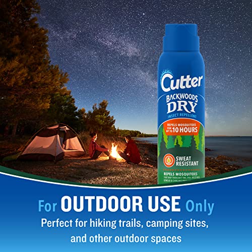 Cutter Backwoods Dry Mosquito Repellent Spray 4 Oz - 25% DEET