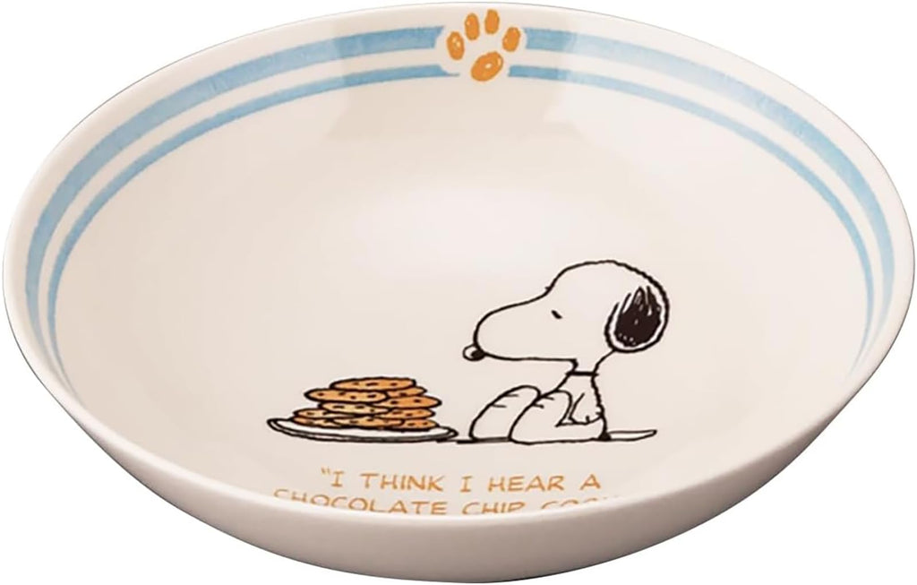 Peanuts SN2500-79 SDGs Recycling Tableware Snoopy Trio Bowl Set of 3 Curry Dishes Soup Plates, Salad Bowl, Diameter 6.7 inches (17 cm) x Depth 15.7 inches (400 ml), Microwave and Dishwasher Safe, Mino