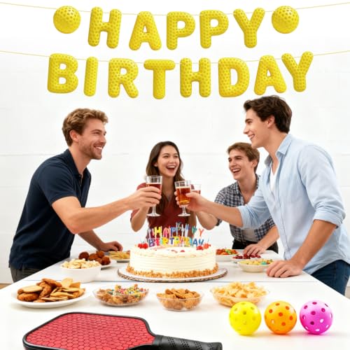 3D Sport Theme Birthday Banner for Kids & Adults - Fun Party Decoration