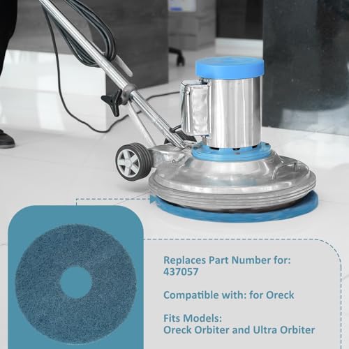 12" Blue Scrub Pad Replacement for Oreck Orbiter & Ultra Orbiter