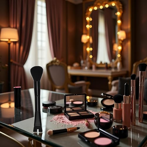 Zhuluck U-Shaped Nose Contour Makeup Brush - Dual-Ended Precision Sculpting Tool