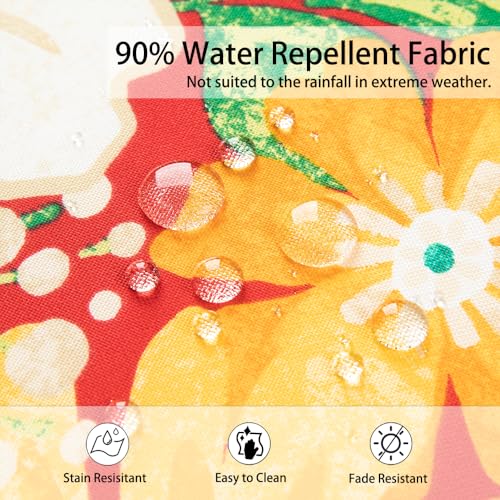 Outdoor Waterproof Throw Pillow Covers 18x18 Inch - Set of 2