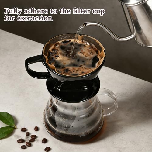 100 Count #2 Cone Coffee Filters - Unbleached & Compostable