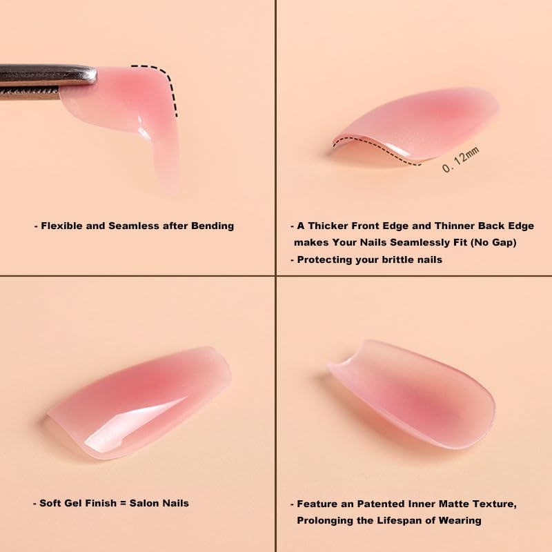 Redykat Extra Long Stiletto Cat Eye Press On Nails Glossy Fake Nails