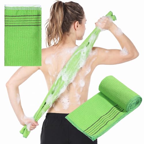 Korean Exfoliating Washcloth and Mitt Set for Body Back Shower
