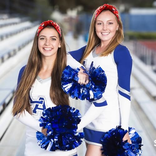 Football Headband for Women Velvet Crystal Game Day Hair Accessory