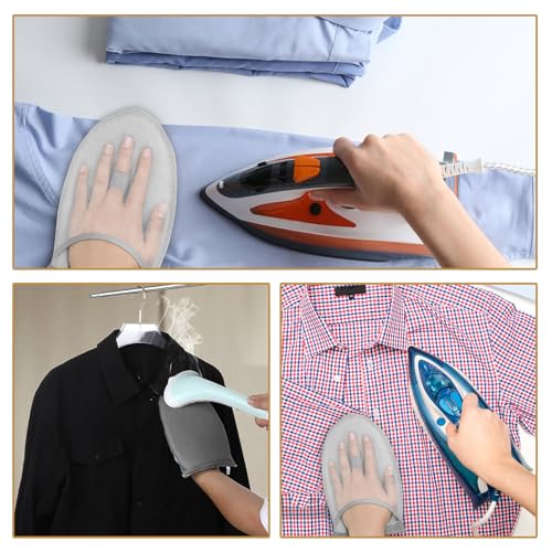 Heat-Resistant Garment Steamer Ironing Mitt - Portable Steam Protector Glove