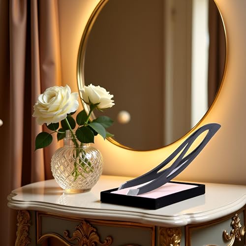 BWESOO Black Precision Eyebrow Tweezer Set for Hair Removal