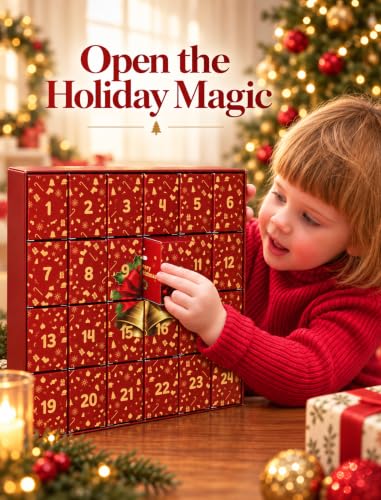 Christmas Santa Jigsaw Puzzle Advent Calendar 1008 Pieces - 24 Days Countdown