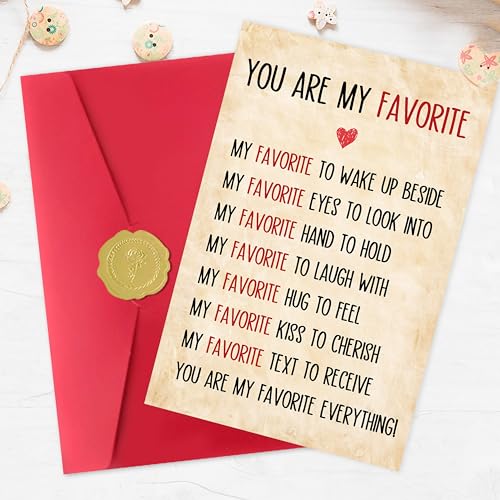 Anniversary Greeting Card for Couples - Romantic Gift Card (ZN389)