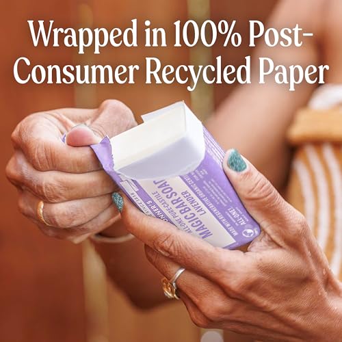 Dr. Bronner's Pure-Castile Lavender Soap Bar, 5 oz