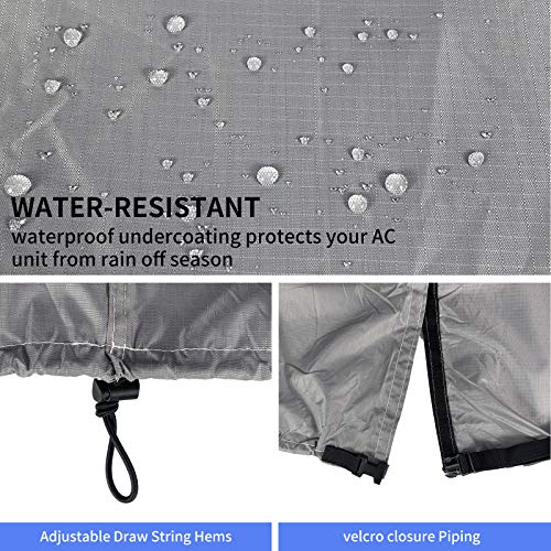 Homydom Waterproof Outdoor Air Conditioner Cover - 24" x 24" x 30"