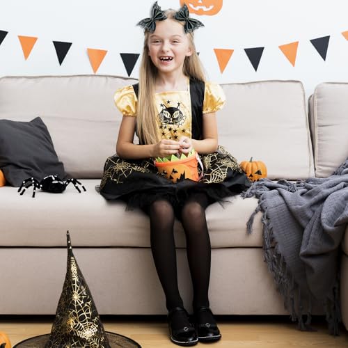 Halloween Bat Wing Hair Bows 4PCS Glitter Hair Clips for Kids Girls